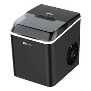Máquina De Gelo Em Cubos Portátil 12kg Eos Ice Compact Cor Preto