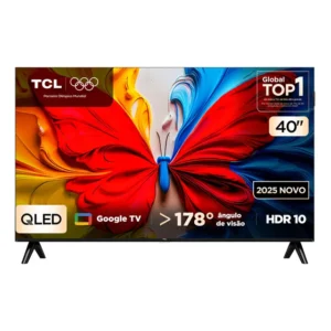 Smart Tv Tcl 40 Polegadas Full Hd Qled S5k Wifi Bluetooth Google Tv 2 Hdmi Hdr10 Dolby Audio 40s5k