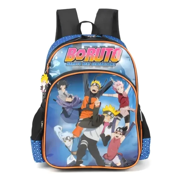 Mochila Infantil G Luxcel Boruto Naruto Próximas Geracões Cor Azul