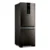 Geladeira Brastemp 447 Litros Frost Free Inverse Inox BRE57FE