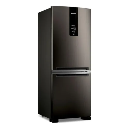 Geladeira Brastemp 447 Litros Frost Free Inverse Inox BRE57FE